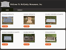 Tablet Screenshot of mckinleymonument.com